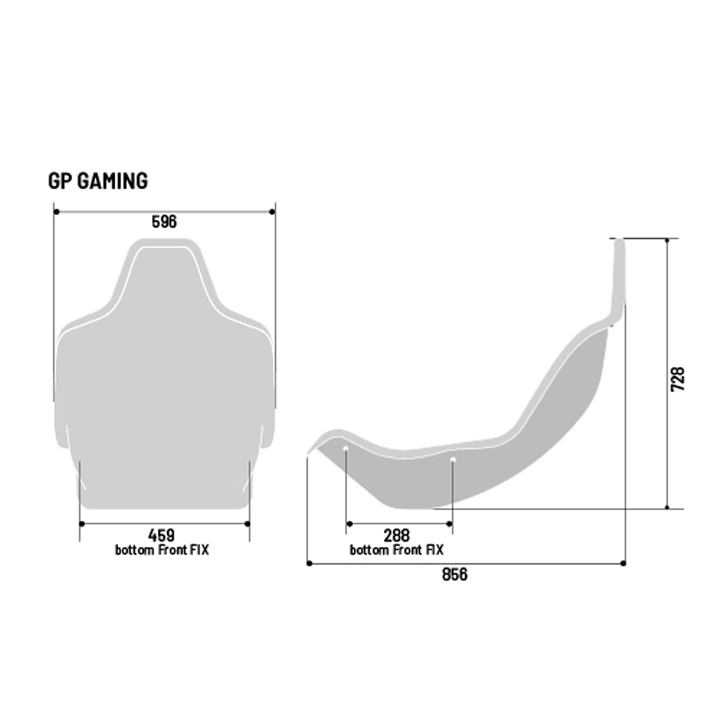 Sparco GT Non-FIA Sim Racing Seat