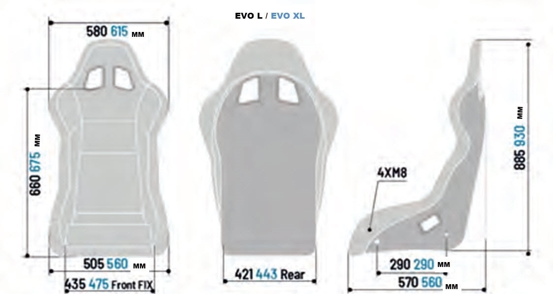 Sparco EVO QRT Non-FIA Sim Racing Seat