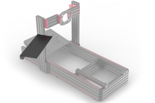 Trak Racer Aluminium Profile Adjustable Keyboard Tray Upgrade Kit