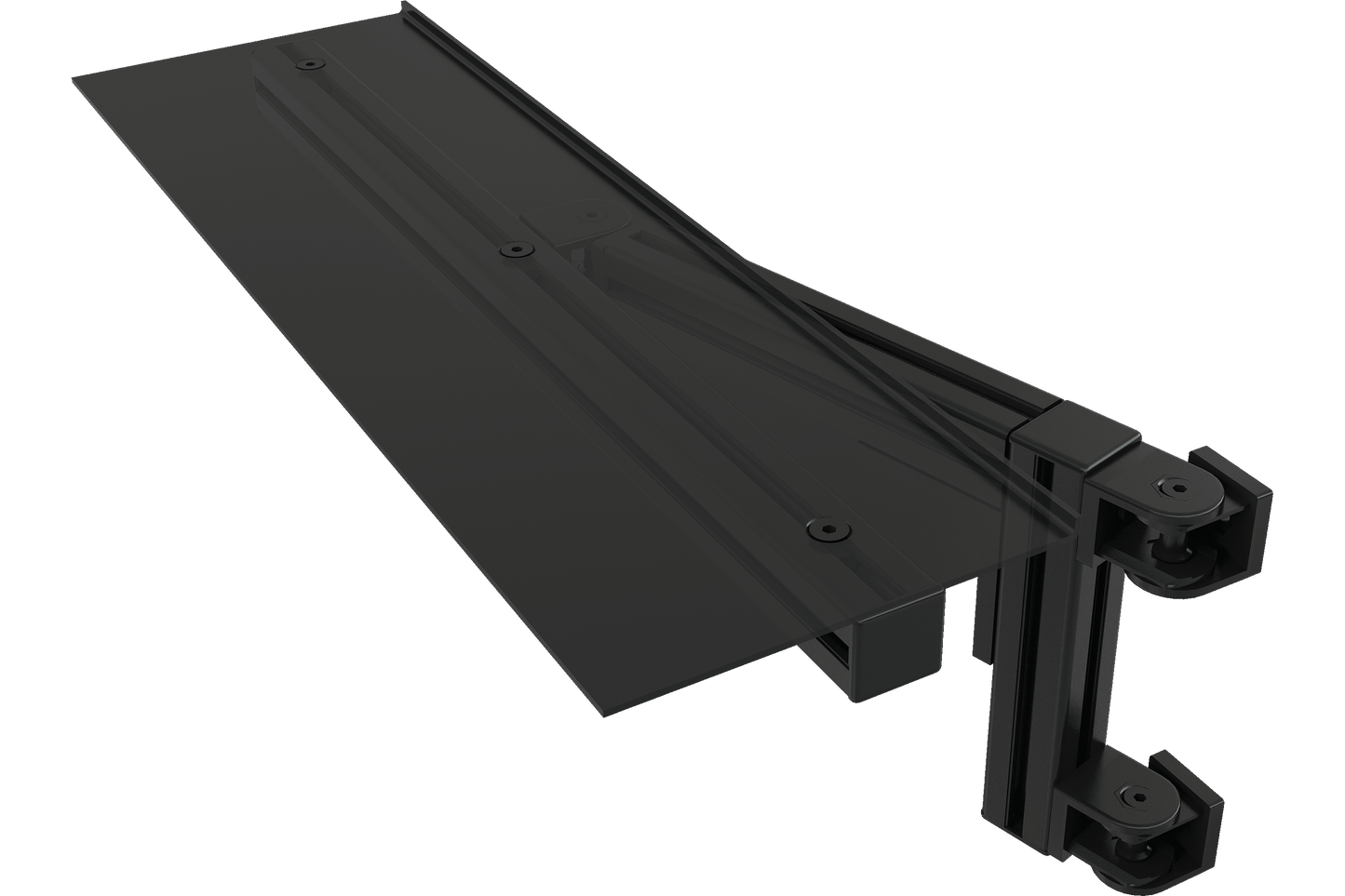 Trak Racer TR8020 620mm Table Top/Desk with Swivel Mount - Black