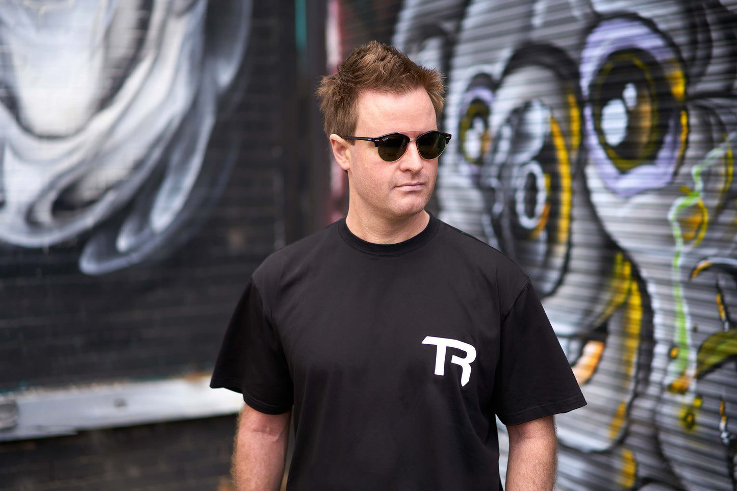 Trak Racer TR Monogrammed Cotton T-shirt
