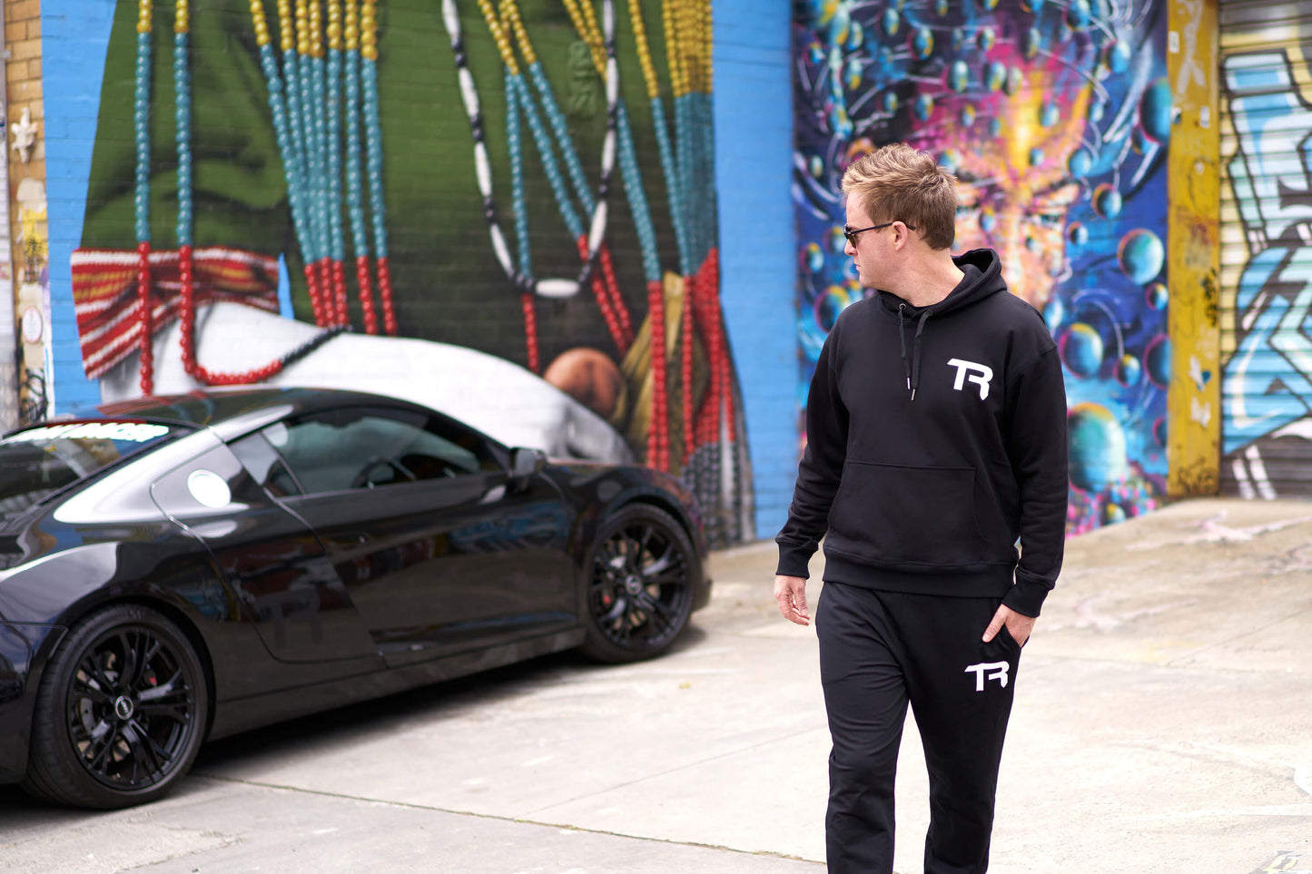 Trak Racer TR Monogrammed Cotton Hoodie