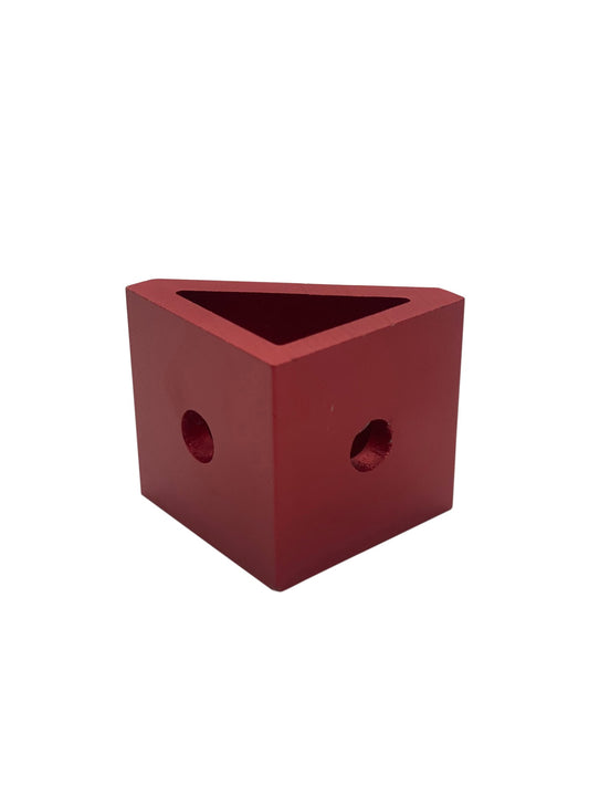 Trak Racer Corner Bracket - 40 x 40mm - Pack of 1 (RED)