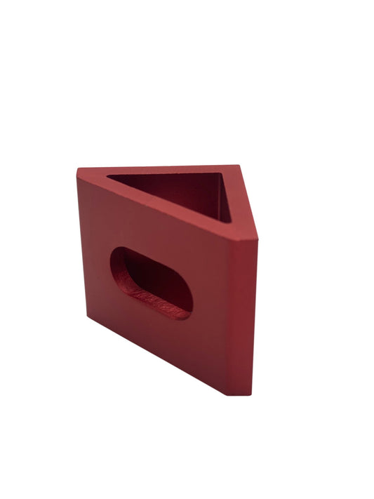 Trak Racer Corner Bracket - 40 x 40mm - Pack of 1 (RED)
