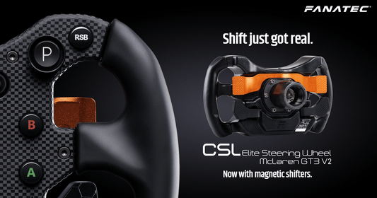 Fanatec CSL Elite Steering Wheel Mclaren GT3 V2
