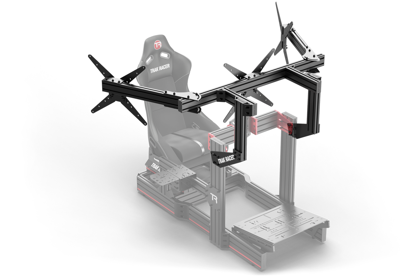 Trak Racer Cockpit-Mounted Triple Monitor Mount - 22" to 32" Displays