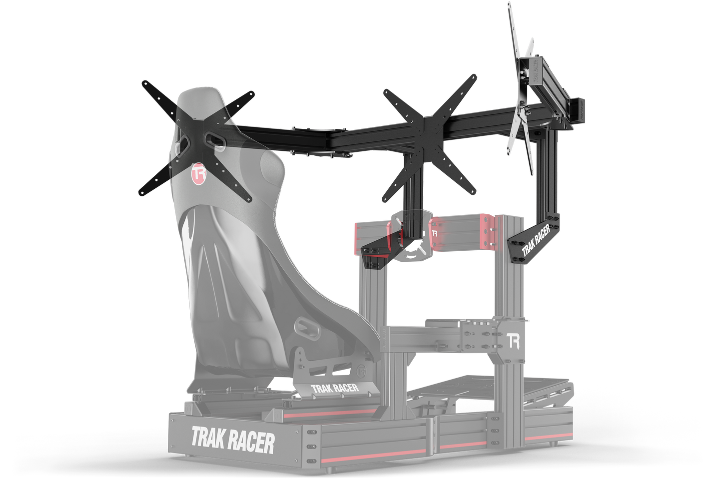 Trak Racer Cockpit-Mounted Triple Monitor Mount - 22" to 32" Displays