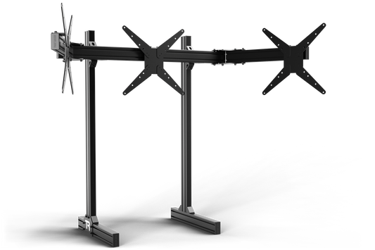 Trak Racer Freestanding Triple Monitor Stand - up to 45" Displays