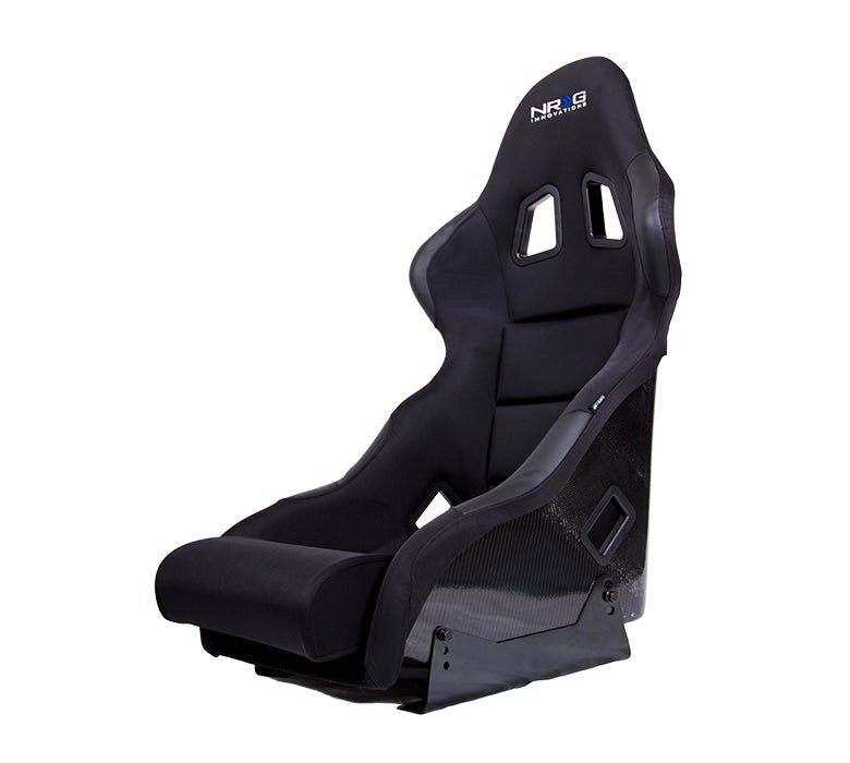 NRG Fiber Glass Bucket Seat With Carbon Fiber Medium