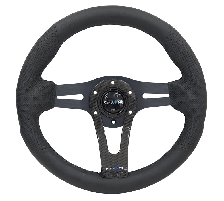 NRG Carbon Fiber Steeering Wheel Carbon Center Spoke
