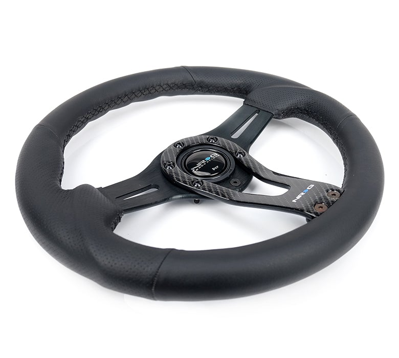 NRG Carbon Fiber Steeering Wheel Carbon Center Spoke