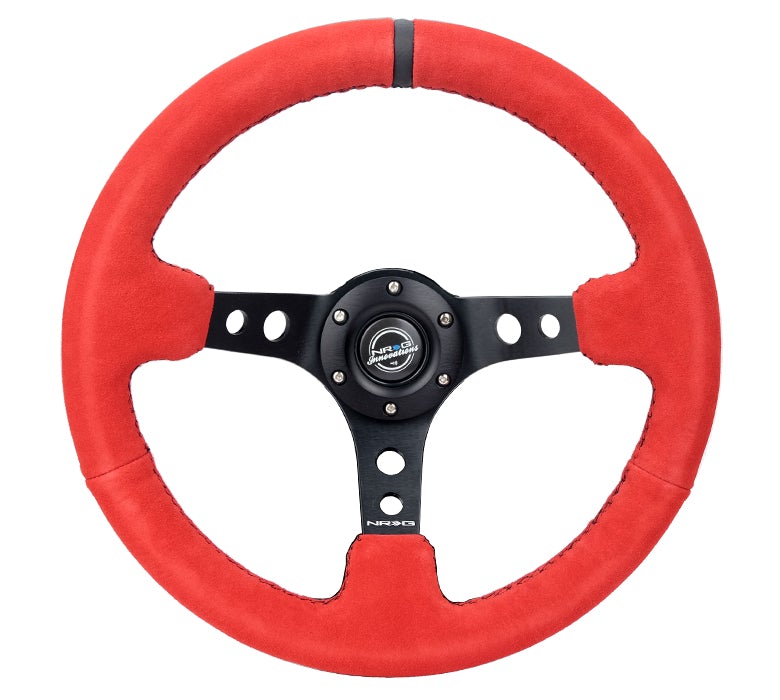 NRG 350Mm 3" Deep Dish With Holes Suede