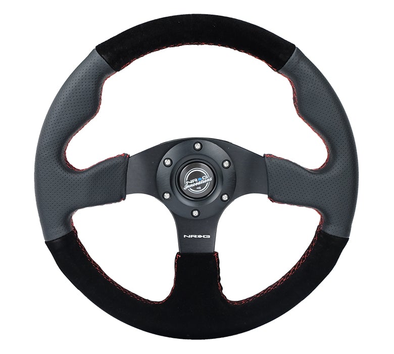 NRG Racing Steering Wheel Suede