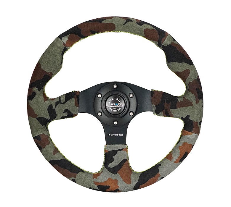 NRG Racing Steering Wheel Suede