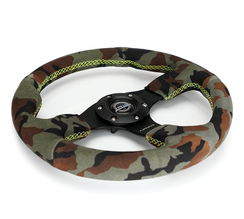 NRG Racing Steering Wheel Suede