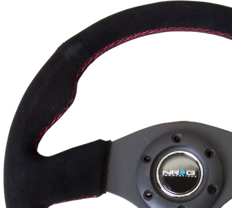 NRG Racing Steering Wheel Suede