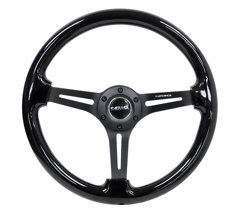 NRG 350Mm 3" Deep Dish With Slits Wood Grain