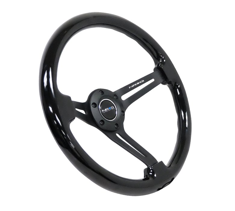NRG 350Mm 3" Deep Dish With Slits Wood Grain