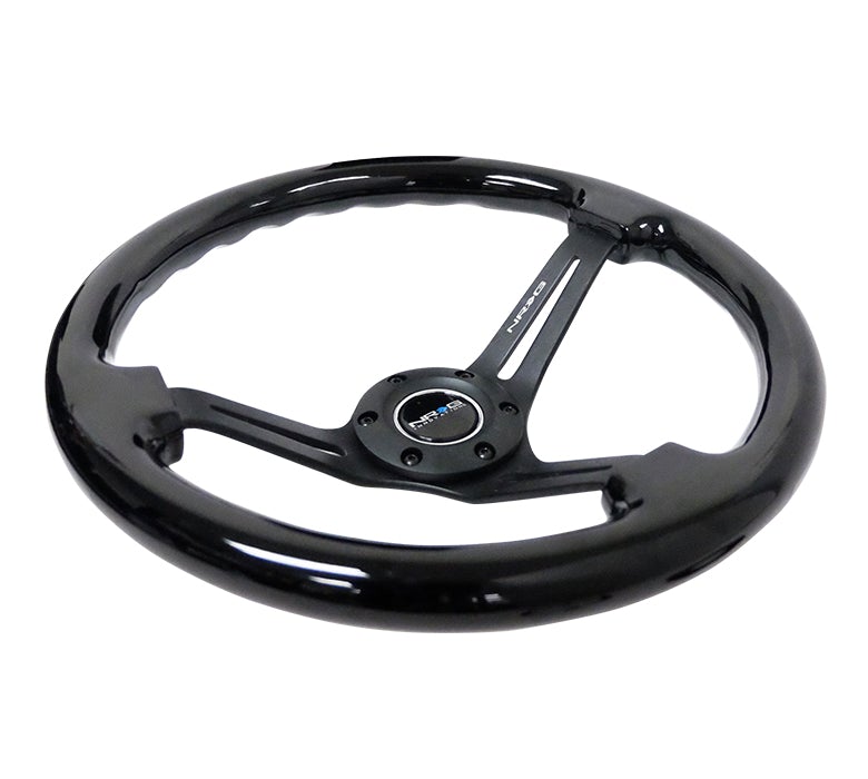 NRG 350Mm 3" Deep Dish With Slits Wood Grain