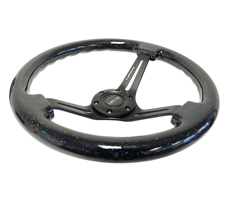 NRG 350Mm 3" Deep Dish With Slits Wood Grain