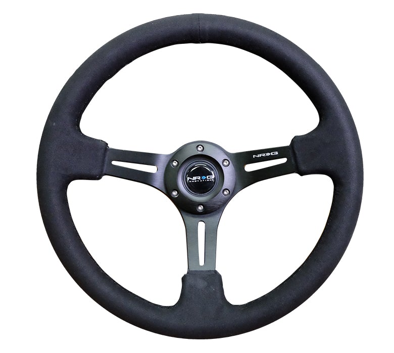 NRG 350Mm 3" Deep Dish With Slits Alcantara