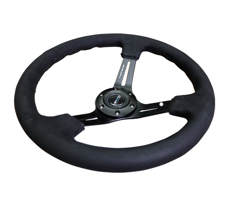 NRG 350Mm 3" Deep Dish With Slits Alcantara