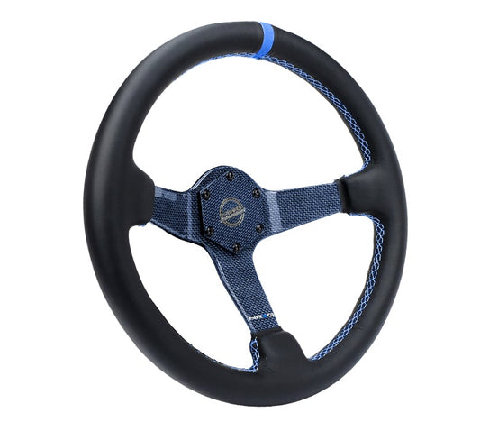 NRG Carbon Fiber Colored Steering Wheel 350Mm Deep Dish