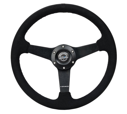 NRG 350Mm Flat Steering Wheel Alcantara