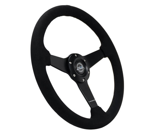 NRG 350Mm Flat Steering Wheel Alcantara