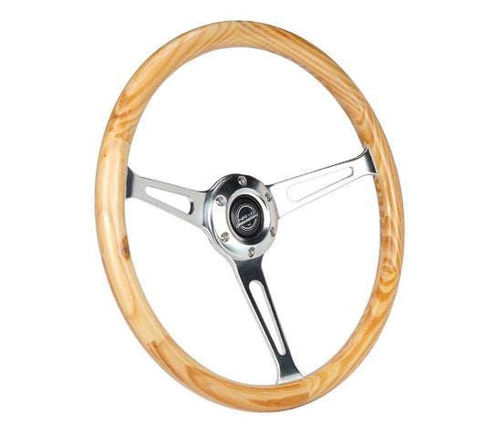 NRG Classic Light Woodgrain Steering Wheel
