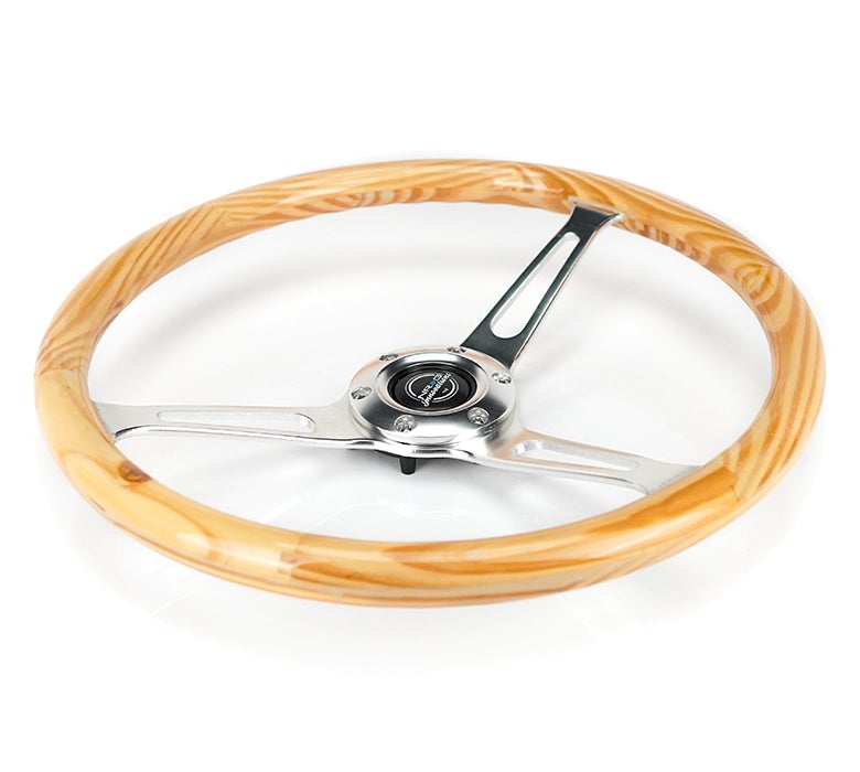 NRG Classic Light Woodgrain Steering Wheel