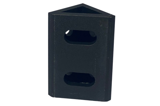 Trak Racer Black TR8020 Spare Corner Bracket - 80 x 40mm - Set of 2