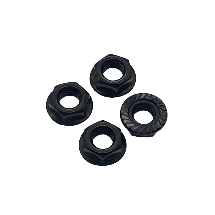 Trak Racer M8 Flange Nuts - Set of 4