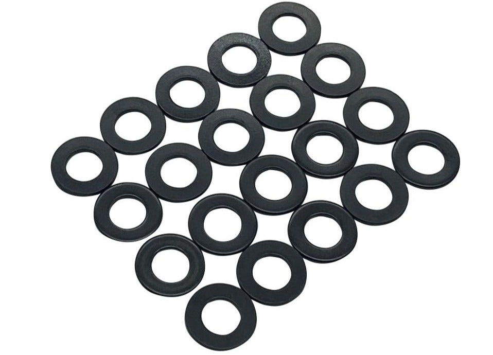 Trak Racer Flat M8 Washers - Set of 20