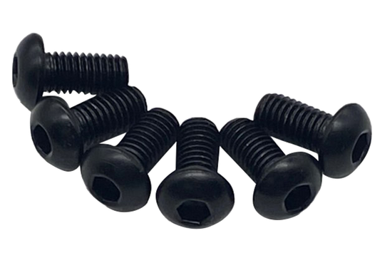 Trak Racer M8 Button Head Hex Screw - Set of 6