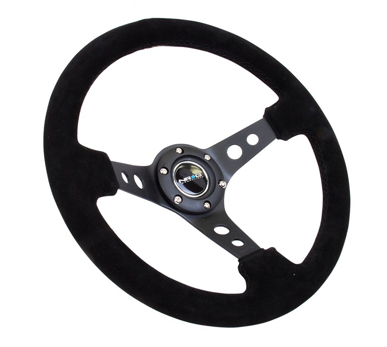 NRG 350Mm 3" Deep Dish With Holes Suede