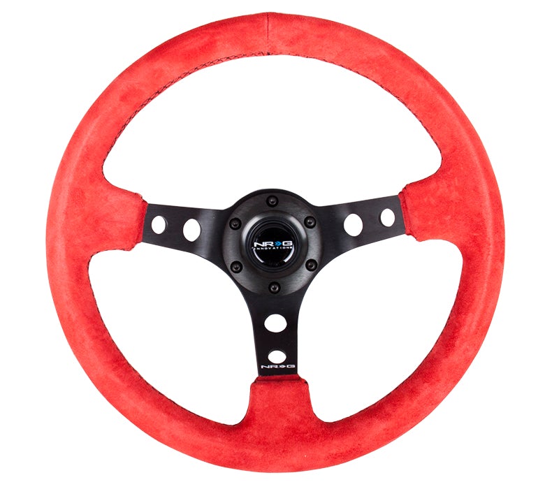 NRG 350Mm 3" Deep Dish With Holes Suede