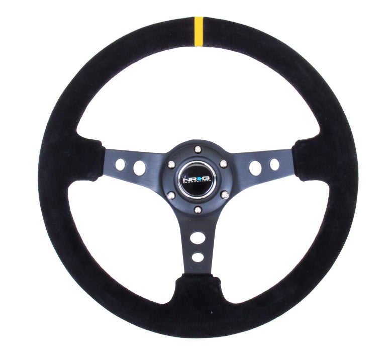 NRG 350Mm 3" Deep Dish With Holes Suede