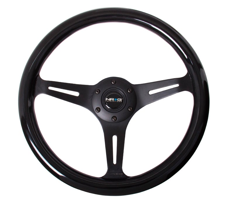 NRG 350Mm 1.5" Deep Dish Wood Grain Steering Wheel