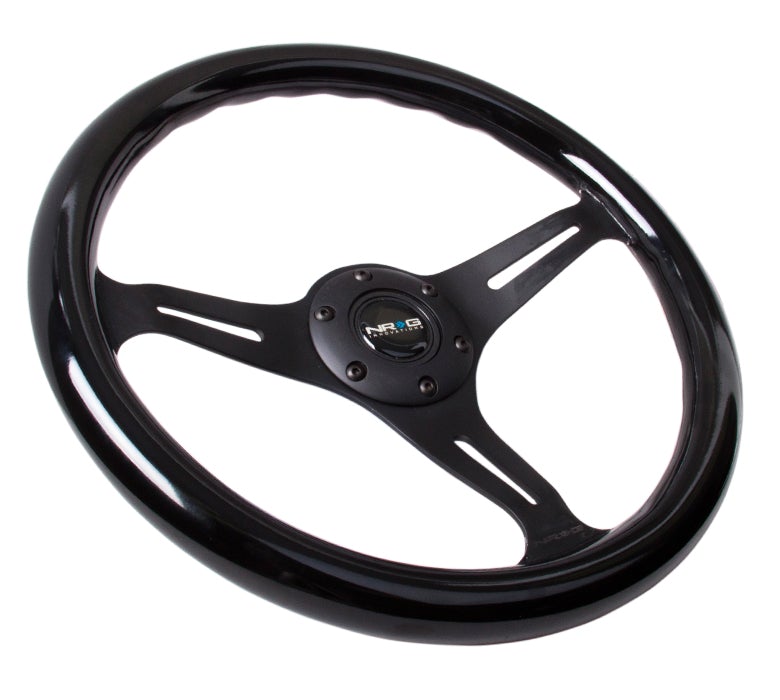 NRG 350Mm 1.5" Deep Dish Wood Grain Steering Wheel