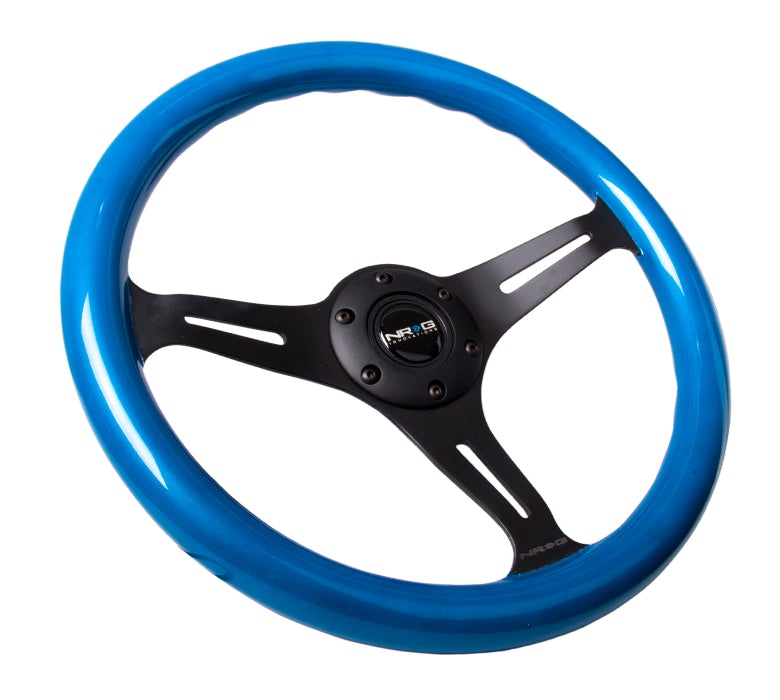 NRG 350Mm 1.5" Deep Dish Wood Grain Steering Wheel