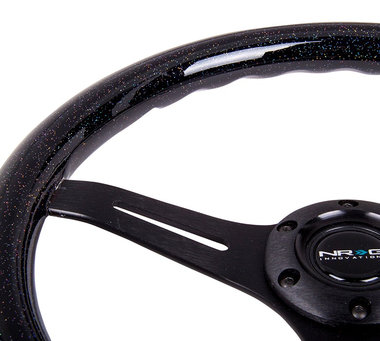 NRG 350Mm 1.5" Deep Dish Wood Grain Steering Wheel
