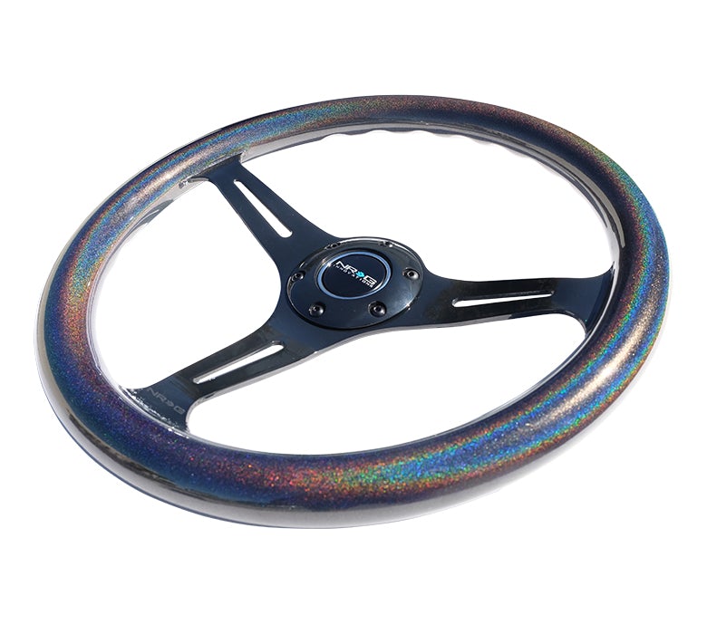 NRG 350Mm 1.5" Deep Dish Wood Grain Steering Wheel