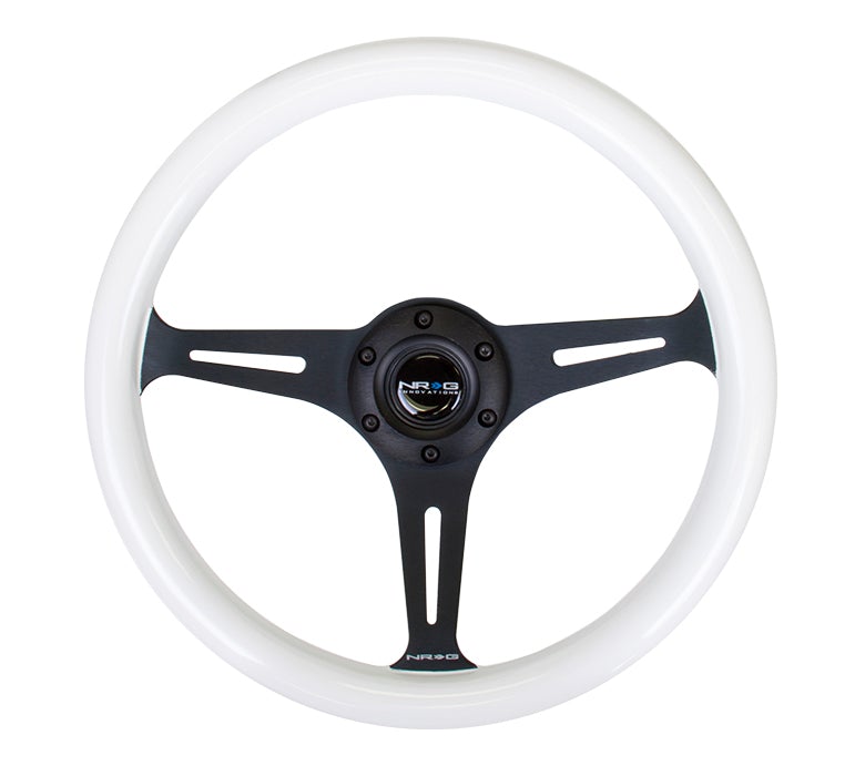 NRG 350Mm 1.5" Deep Dish Wood Grain Steering Wheel