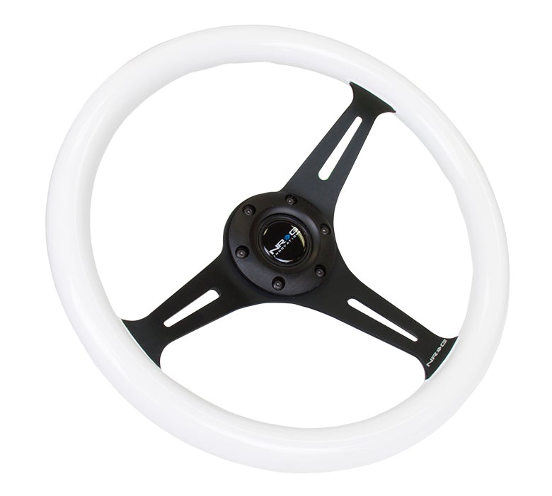NRG 350Mm 1.5" Deep Dish Wood Grain Steering Wheel