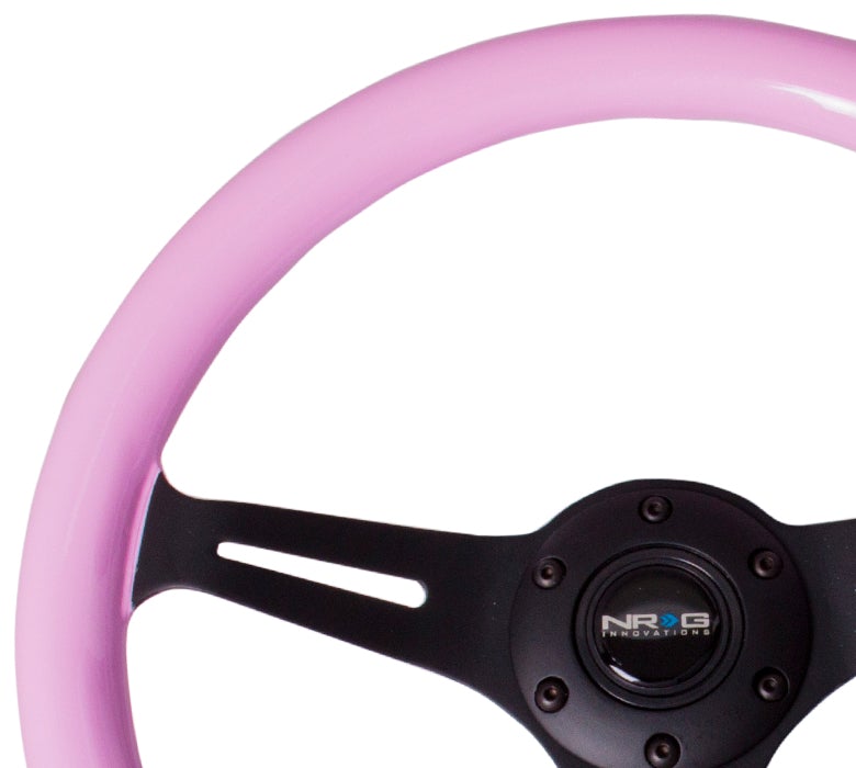 NRG 350Mm 1.5" Deep Dish Wood Grain Steering Wheel