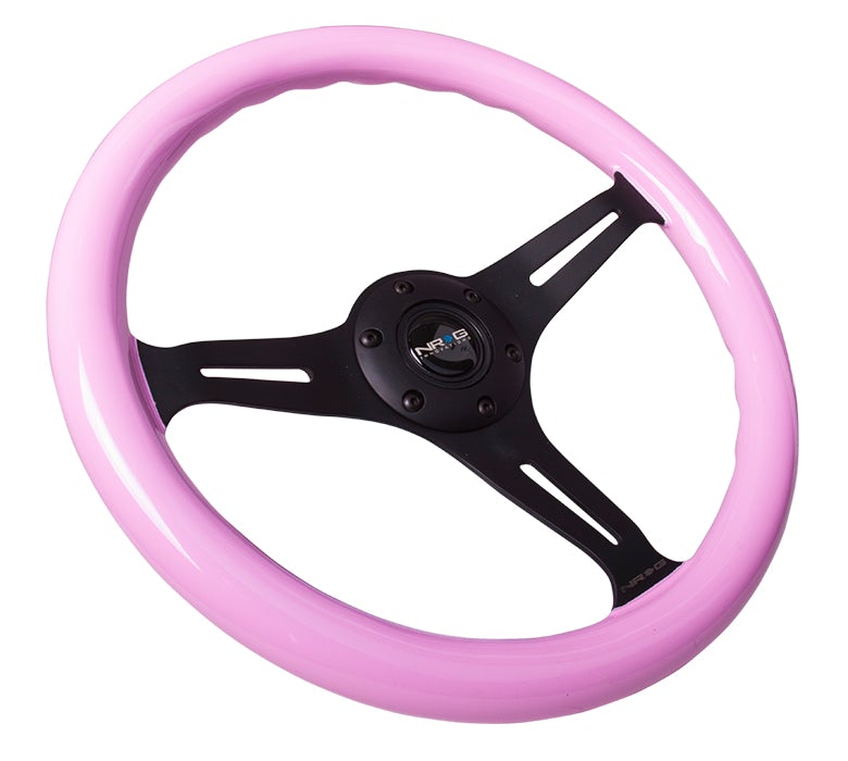 NRG 350Mm 1.5" Deep Dish Wood Grain Steering Wheel
