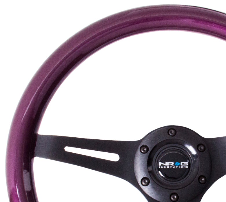 NRG 350Mm 1.5" Deep Dish Wood Grain Steering Wheel