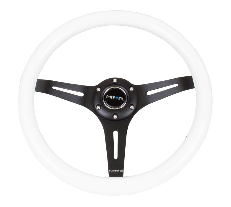 NRG 350Mm 1.5" Deep Dish Wood Grain Steering Wheel