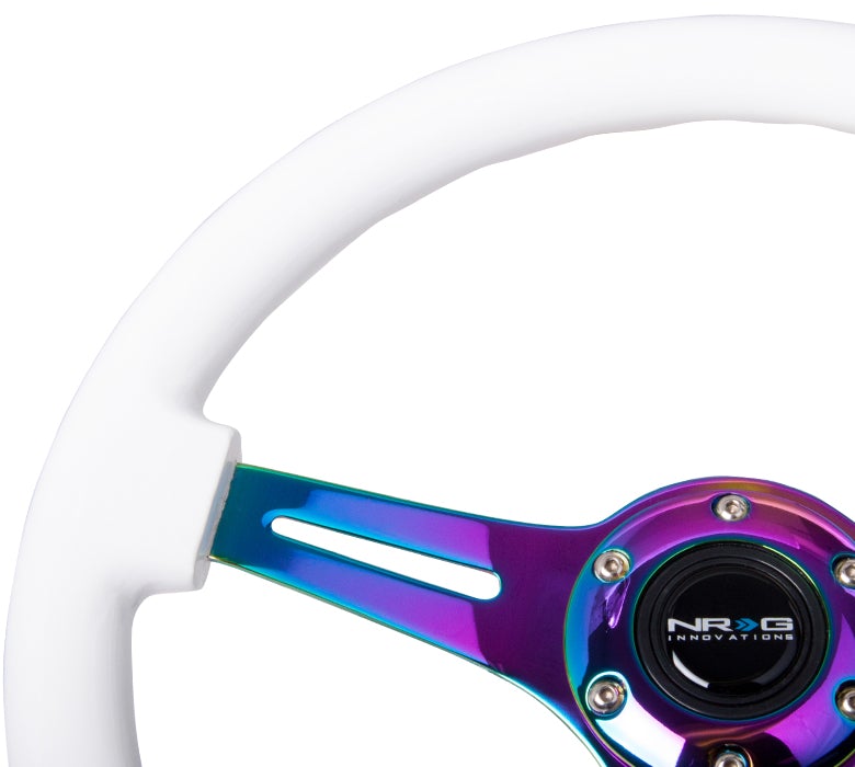 NRG 350Mm 1.5" Deep Dish Wood Grain Steering Wheel